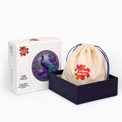 Königliches Gefieder - Holzpuzzle