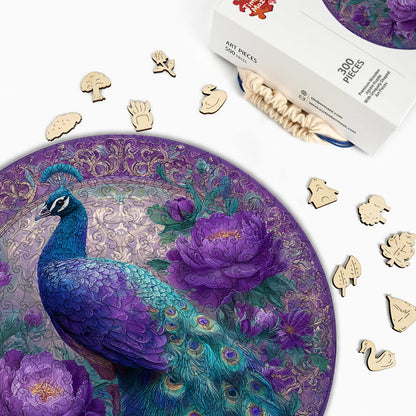 Königliches Gefieder - Holzpuzzle