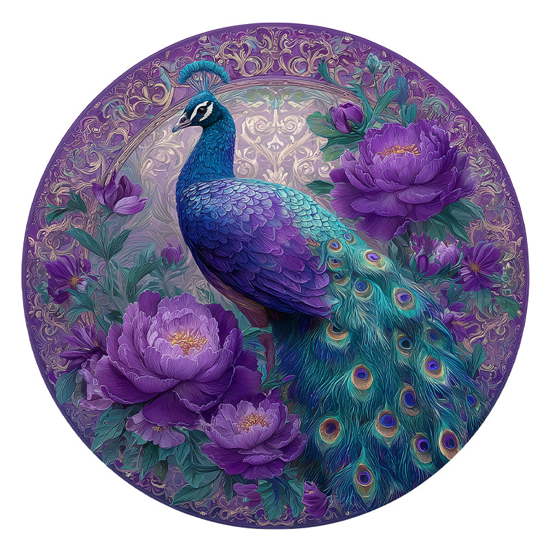 Königliches Gefieder - Holzpuzzle