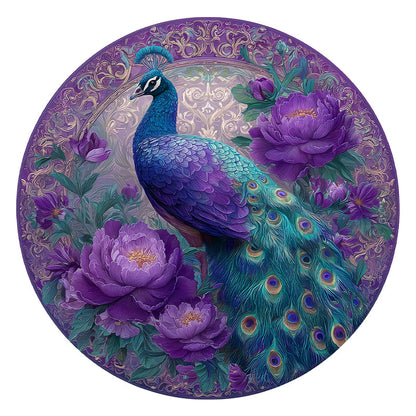 Königliches Gefieder - Holzpuzzle