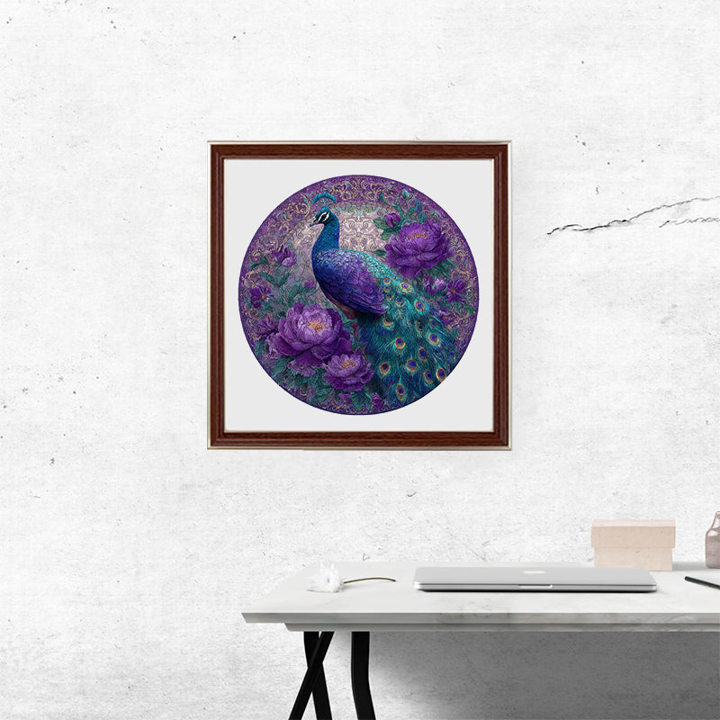 Königliches Gefieder - Holzpuzzle