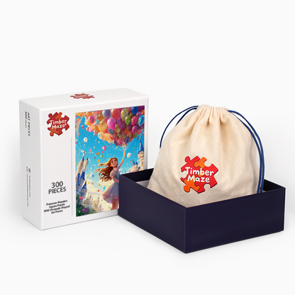 Ballonschloss-Traum - Holzpuzzle