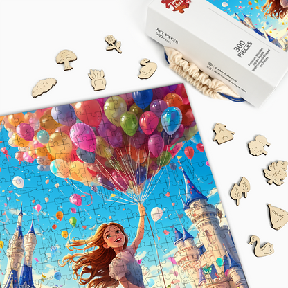 Ballonschloss-Traum - Holzpuzzle