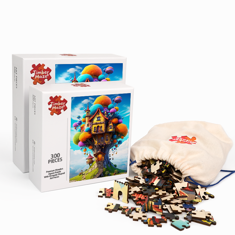 Dreamtopia Schloss - Holzpuzzle