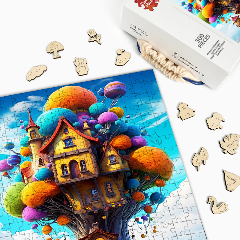 Dreamtopia Schloss - Holzpuzzle