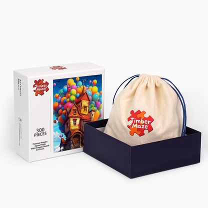 Märchenhaus - Holzpuzzle