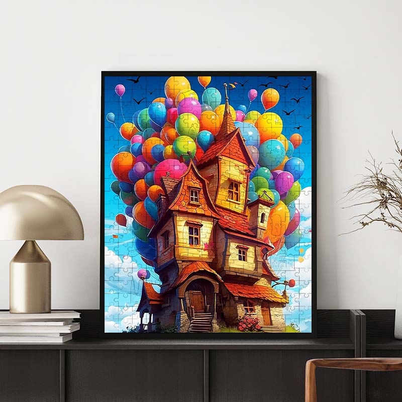 Märchenhaus - Holzpuzzle