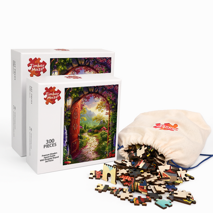 Gartentor - Holzpuzzle