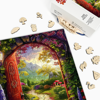 Gartentor - Holzpuzzle