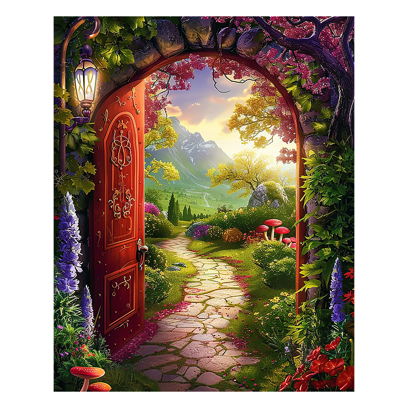 Gartentor - Holzpuzzle