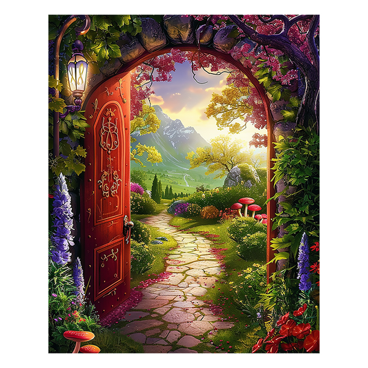 Gartentor - Holzpuzzle